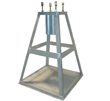 Load image into Gallery viewer, 48" PYRAMID STYLE HIGH FLASHER FOUNDATIONS (MULTIPLE OPTIONS AVAILABLE)