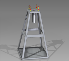 Load image into Gallery viewer, 72" PYRAMID STYLE HIGH WAYSIDE SIGNAL FOUNDATIONS (MULTIPLE OPTIONS AVAILABLE)