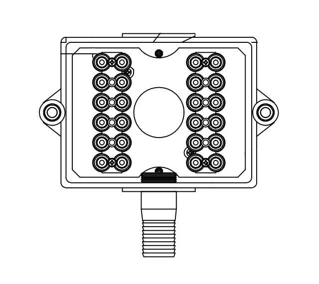 24 TERMINAL BOX WITH 3
