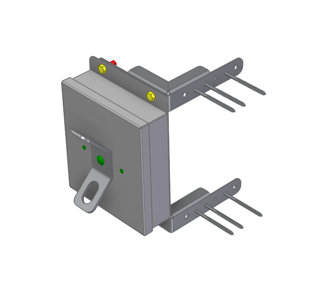 BOX, SLIDE DETECTOR, 2-POLE, PULL APART