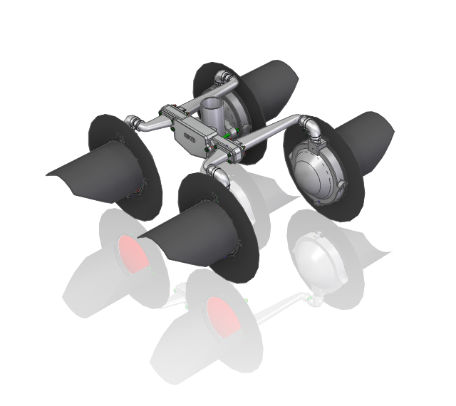 2-WAY JUNCTION BOX CROSSING-ARM ASSEMBLY WITH FLASHERS (STYLE 6A6247)