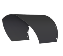 Load image into Gallery viewer, 10.5&quot; LONG HOOD ONLY FOR 8&quot; FLASHERS (W/HDWR)
