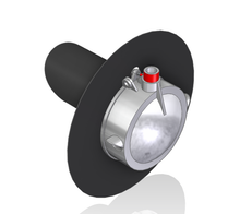 Load image into Gallery viewer, 8&quot; FLASHING LED 12VDC LIGHT ASSEMBLY (RED, YELLOW, OR LUNAR)
