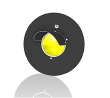 Load image into Gallery viewer, 8&quot; FLASHING LED 12VDC LIGHT ASSEMBLY (RED, YELLOW, OR LUNAR)
