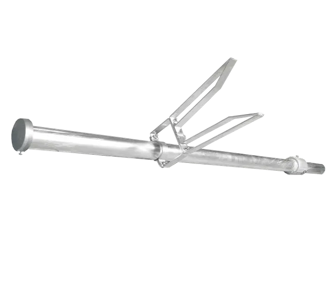 STUB MAST EXTENSION WITH FIXED WIND GUARD