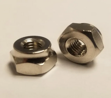 Load image into Gallery viewer, #14-24 BINDING BRASS CROWN NUT
