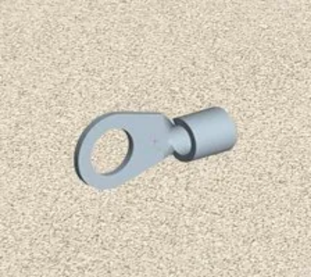 NON-INSULATED EYELET #6-8 FOR 3/8
