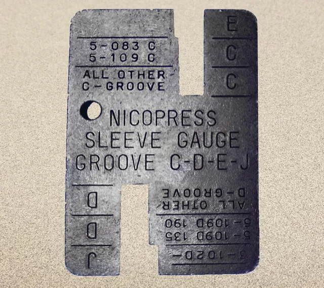 CRIMPING GAUGE FOR C, D, E & J SIZE SLEEVES