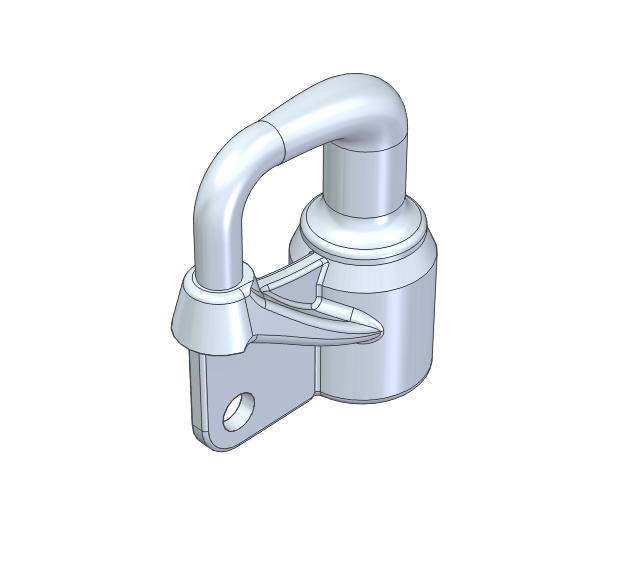 ZAMAK TERMINAL WRENCH STYLE PADLOCK (WITH OR W/OUT CHAIN)