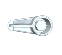 Load image into Gallery viewer, ZAMAK TERMINAL WRENCH STYLE PADLOCK (WITH OR W/OUT CHAIN)

